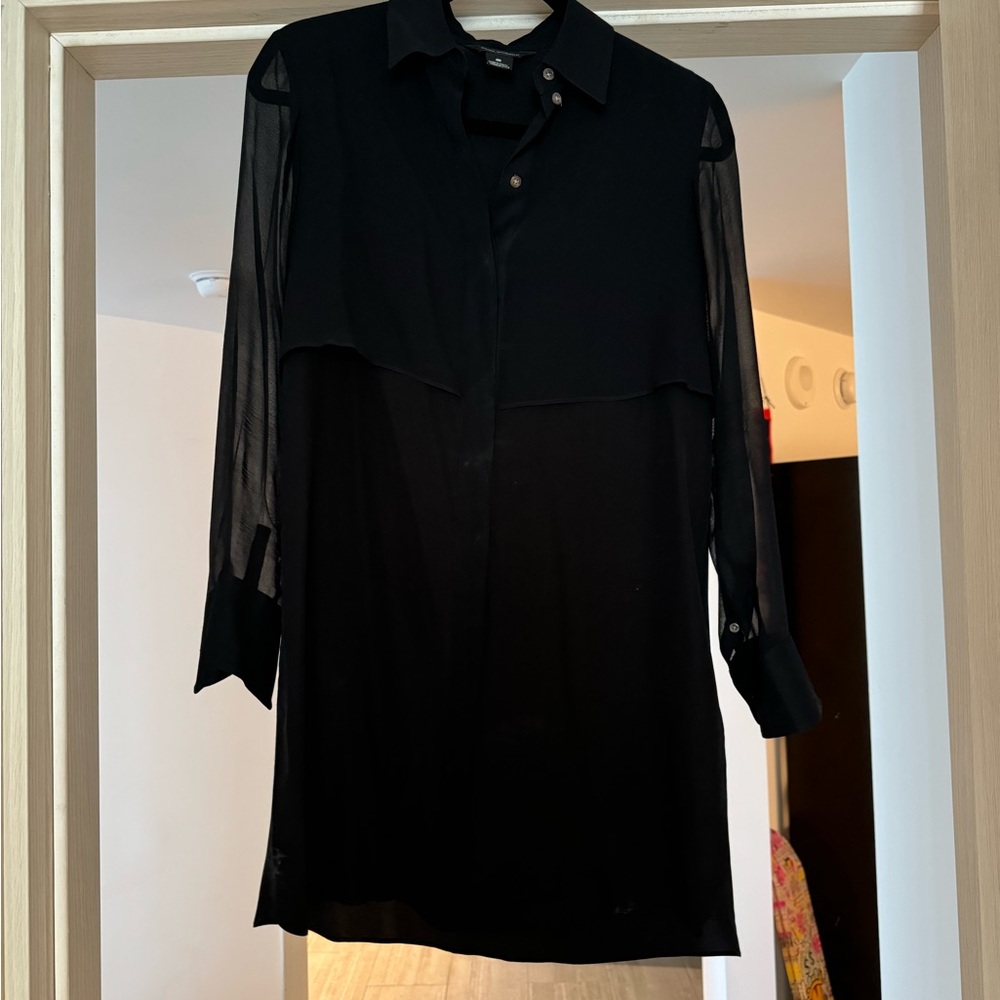 Club Monaco black mini dress
